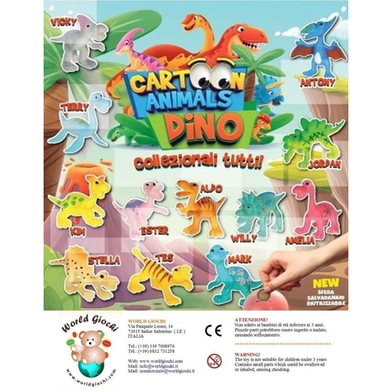 Cartoon animals dino